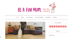 Desktop Screenshot of beafunmum.com