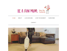 Tablet Screenshot of beafunmum.com